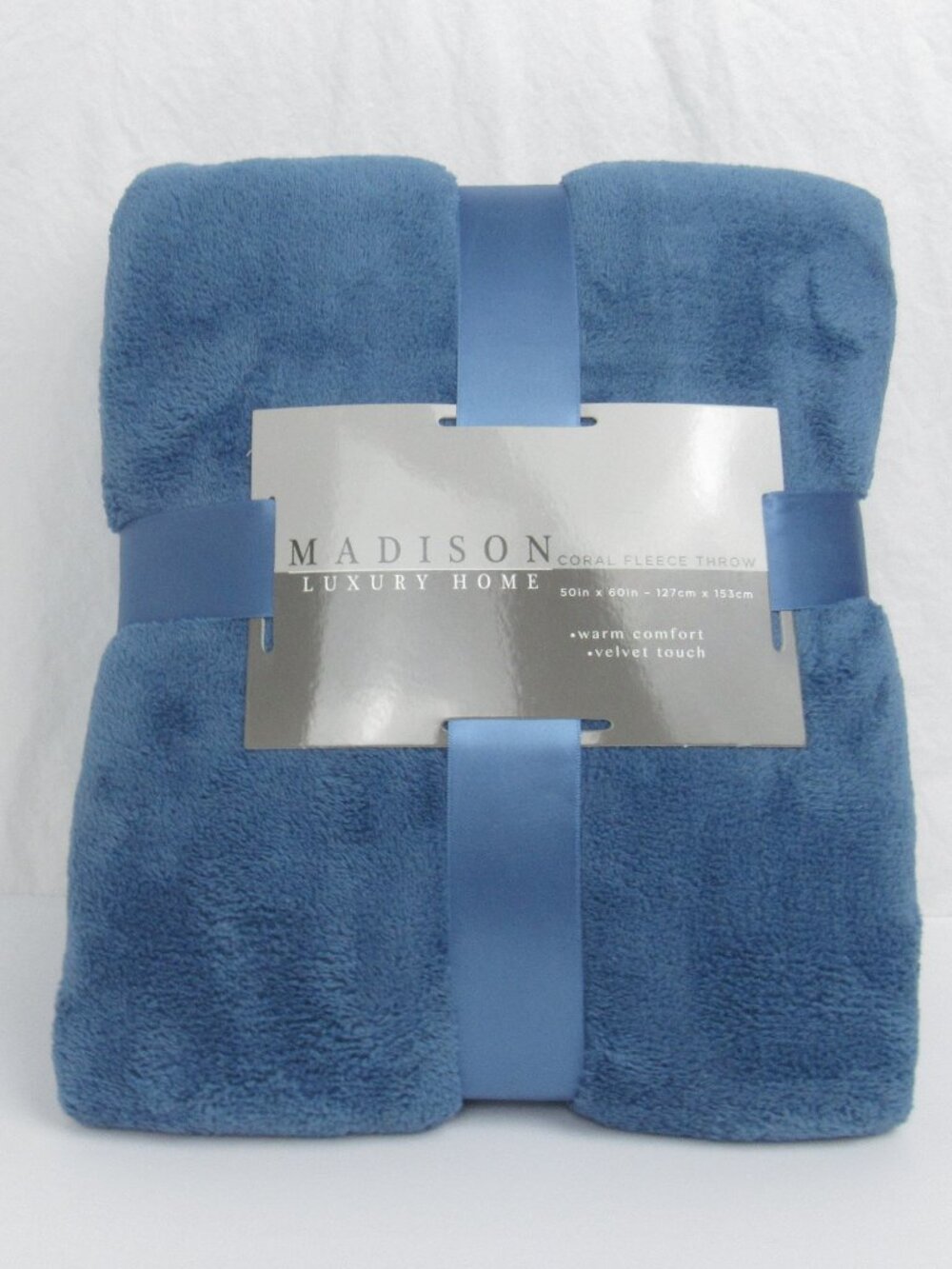 New Fleece Madison Luxury Home Throw Blanket - 50" x 60"